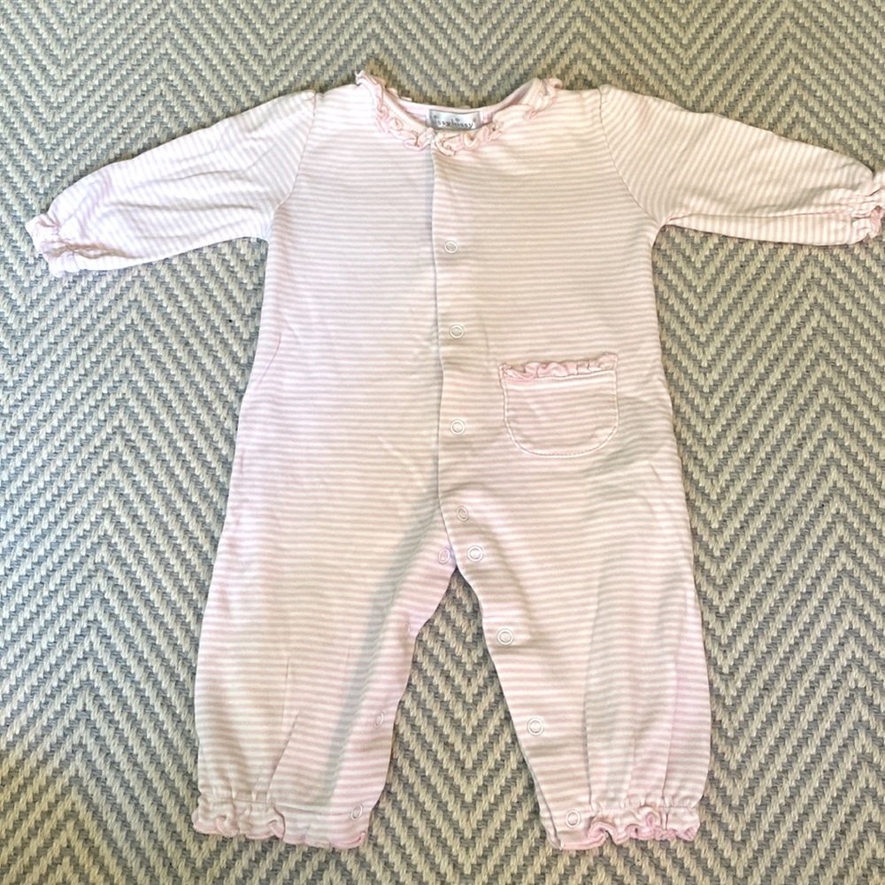 Kissy Kissy baby girl convertible onesie 0-3 months